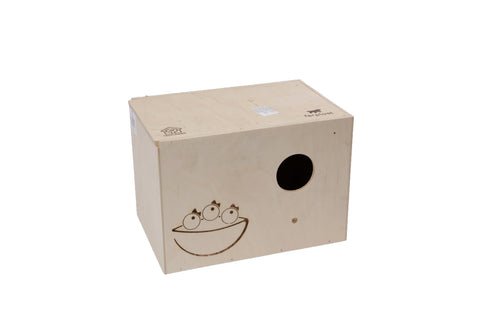 Cuib din lemn pentru perusi Large 25x17x17 cm